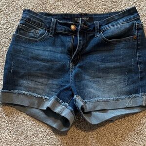 Judy Blue Dark Wash Jean Shorts